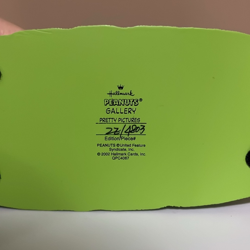Yellow Cartoon Bird Photo/Note Holder on Green Base - Picture 2 of 4